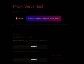 proxyserverlist-24.blogspot.ru screenshot