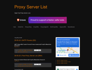 proxyserverlist-24.blogspot.sg screenshot