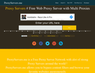 proxyservers.me screenshot