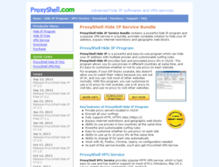 proxyshell.com screenshot