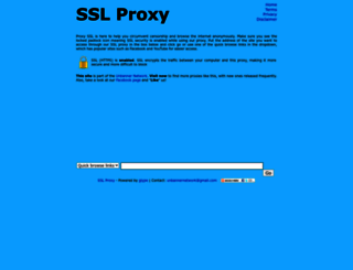proxyssl.org screenshot