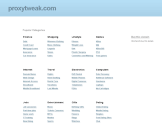 proxytweak.com screenshot