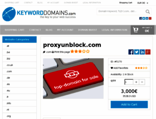 proxyunblock.com screenshot