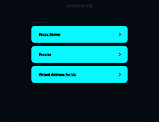 proxyway.org screenshot
