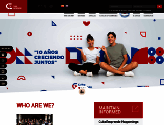 proyectocubaemprende.org screenshot