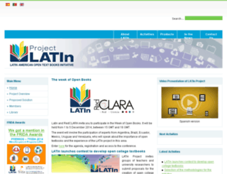 proyectolatin.org screenshot