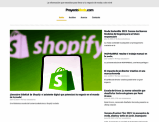 proyectomoda.com screenshot