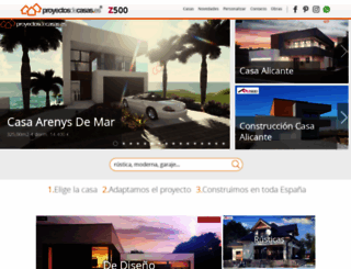 proyectosdecasas.es screenshot