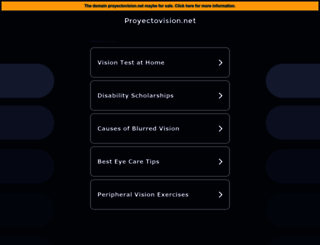 proyectovision.net screenshot