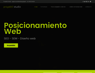 proyektil-posicionamientoweb.com.mx screenshot