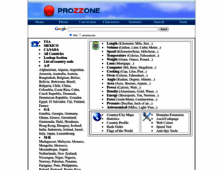 prozzone.com screenshot