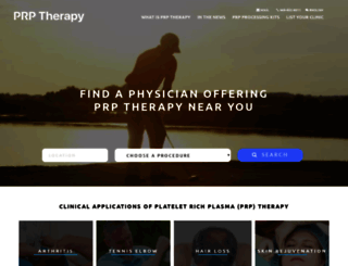 prp-therapy.com screenshot