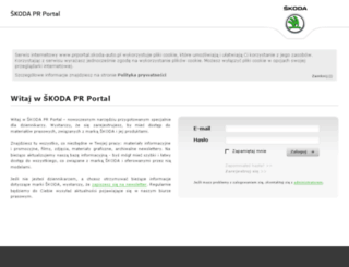 prportal.skoda-auto.pl screenshot