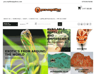 prs-reptiles.com screenshot