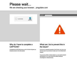 prsguitars.com screenshot