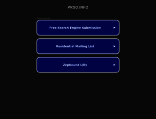 prso.info screenshot