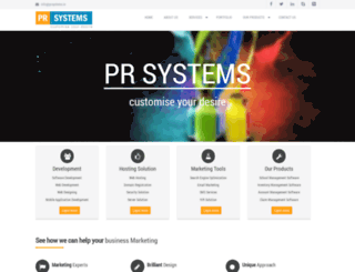prsystems.in screenshot