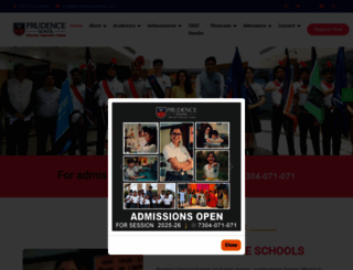 prudenceschools.com screenshot
