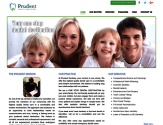 prudentdentistry.com screenshot