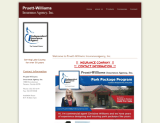 pruett-williamsinsurance.com screenshot