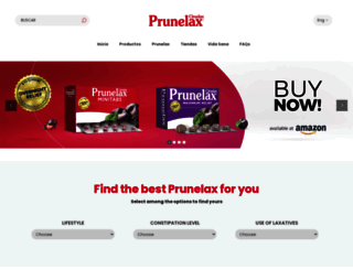 prunelax.com screenshot
