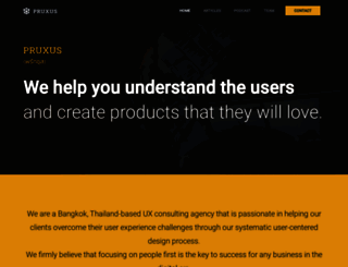 pruxus.com screenshot