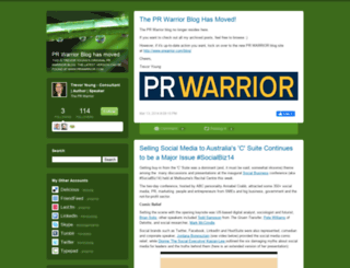 prwarrior.typepad.com screenshot