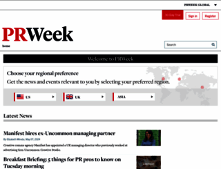 prweek.com screenshot