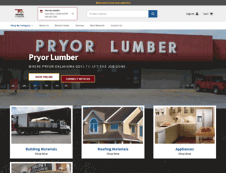 pryorlumber.com screenshot