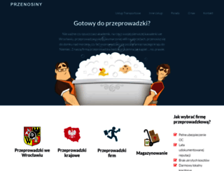 przenosiny.pl screenshot