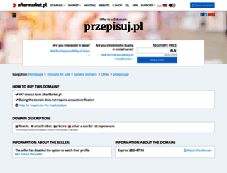 przepisuj.pl screenshot