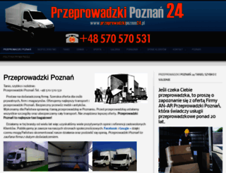przeprowadzkipoznan24.pl screenshot