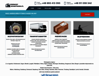 przewozyskandynawia.pl screenshot