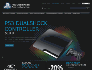 ps3dualshockcontroller.com screenshot