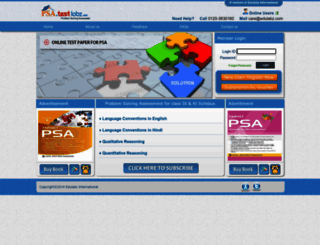 psa.testlabz.com screenshot