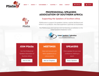 psasouthernafrica.co.za screenshot
