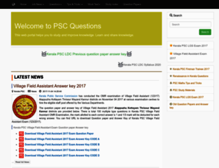 psc-questions.com screenshot