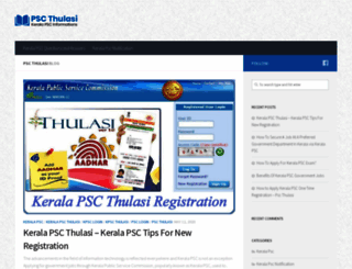pscthulasi.com screenshot