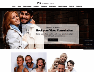 psdentalcare.co.uk screenshot