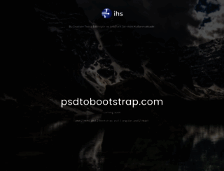 psdtobootstrap.com screenshot