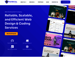psdtohtmlninja.com screenshot