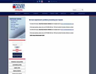 psfcu.mortgagewebcenter.com screenshot