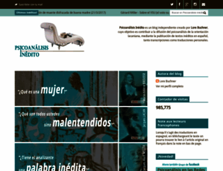 psicoanalisisinedito.blogspot.com.ar screenshot