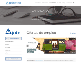 psicotecjobs.com screenshot