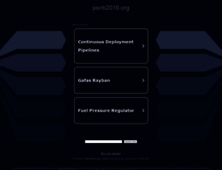 psirb2016.org screenshot