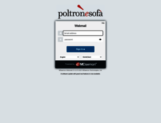 psmail.poltronesofa.com screenshot