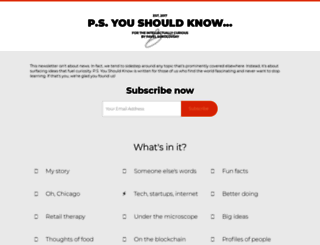 psnewsletter.com screenshot