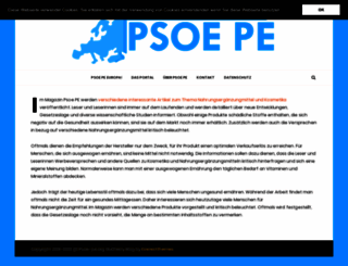 psoe-pe.org screenshot