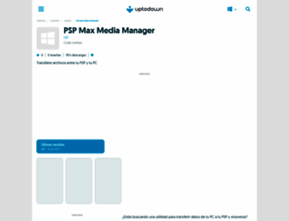 psp-max-media-manager.uptodown.com screenshot