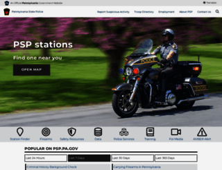 psp.pa.gov screenshot